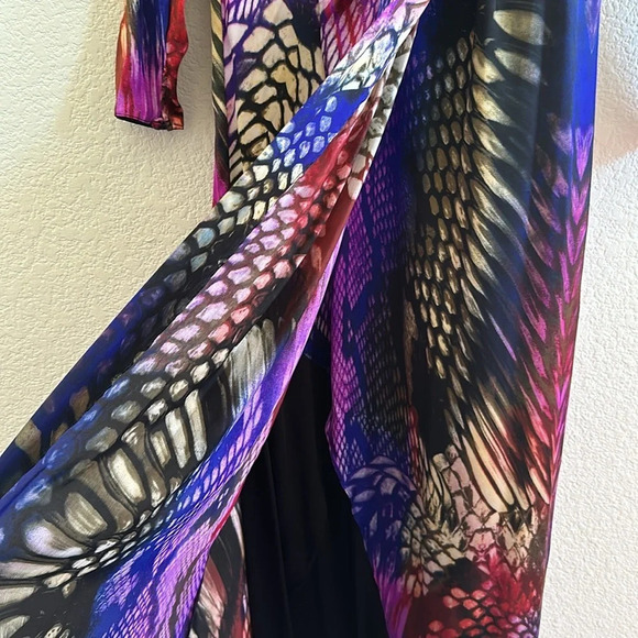 NWT Boston Proper Mirrored Anaconda Snakeskin Print Maxi Dress - Picture 6 of 10